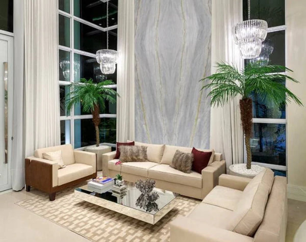 Living Room | Infinity Blue Quartzite Slab