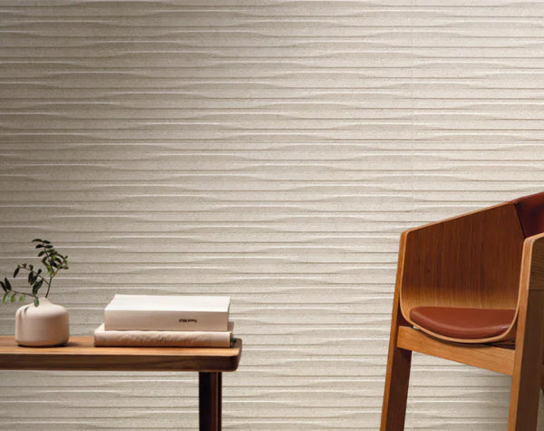 Living Room | Sand Strata Tierra Ceramic Cladding