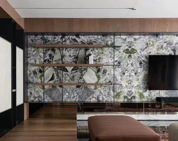 Living Room | White Beauty Semi Precious Gemstone Slab