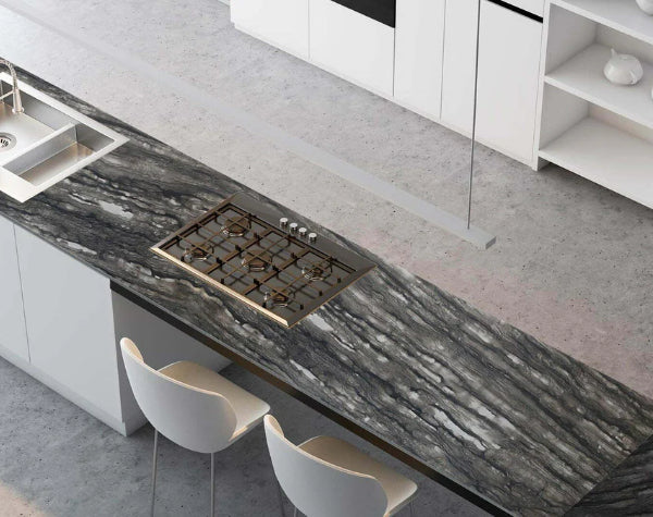 Kitchen | Sequoia Brown Marble Slab