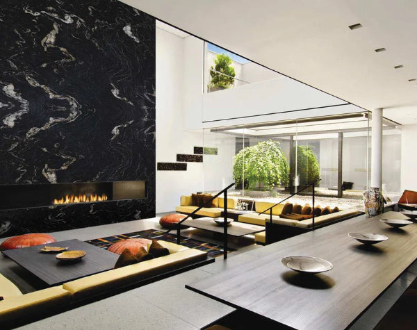 Living Room | Titanium Granite Slab