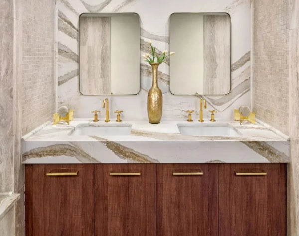 Brittanicca Gold Warm Slab Cambria-Quartz Hawaii Stone Imports