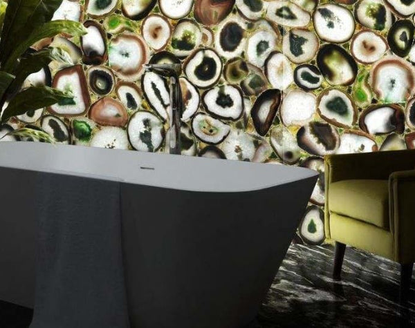 Sabara semi-precious Agate gemstone slab Hawaii Stone Imports