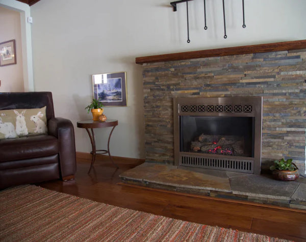 Living Room | Golden Slate Rustic Cladding