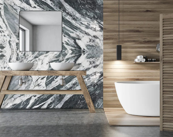 Bathroom | Andes Grey Quartzite Slab