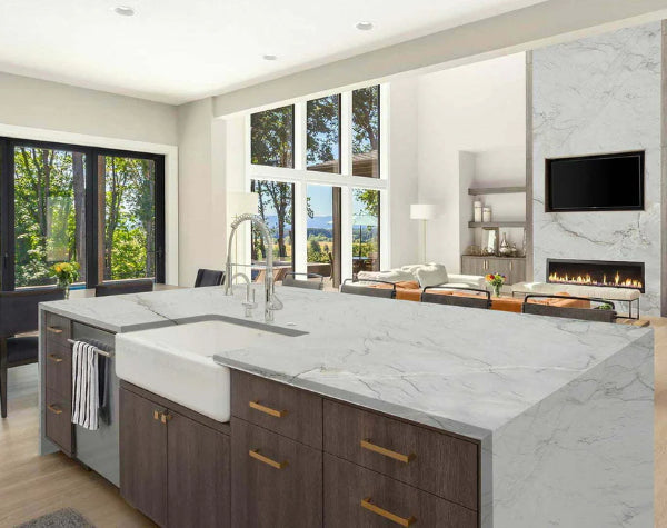 Kitchen | Bianco Superiore Quartzite Slab