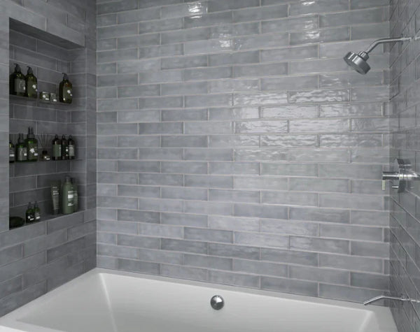 Bathroom | Nirvana Ceramic Nomad 12x3.5 Tile