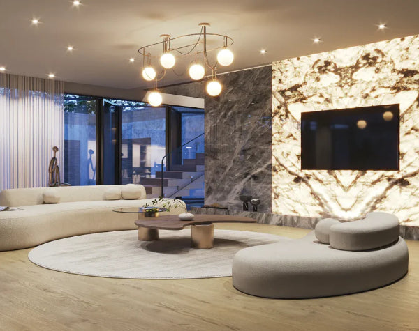 Living Room | Crystal Lake Quartzite Slab