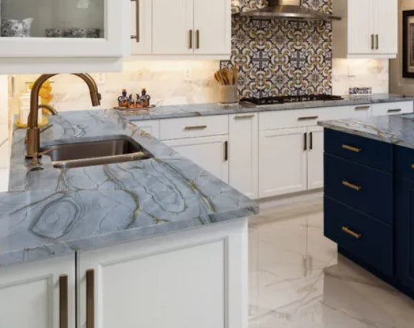 Kitchen | Blue Deep Quartzite Slab