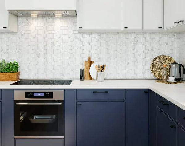 Vapor Glass Ripple Mosaic Hawaii Stone Imports