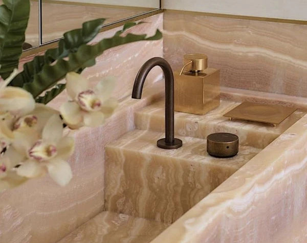 Bathroom | Honey Onyx Slab