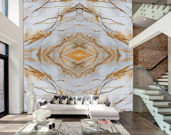 Living Room | Roma Imperiale Quartzite Slab