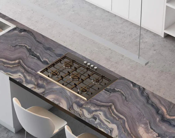 Kitchen | Explosion Blue Quarzite Slab