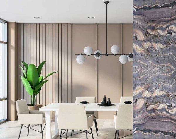 Dining Room | Explosion Blue Quartzite Slab