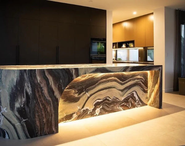 Countertops | Cipollino Verde Marble Slab