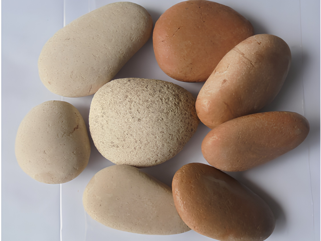 PINK  Polished Tumbled Garden Pebbles
