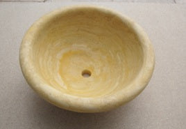 GOLD Round with Rim Honed-filled Sink