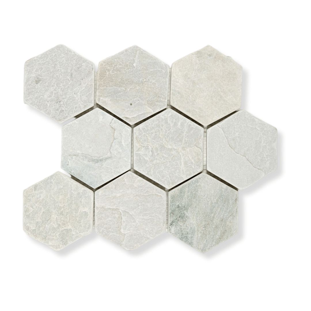 ICE GREY, HEXAGON 4" - Havai'iano