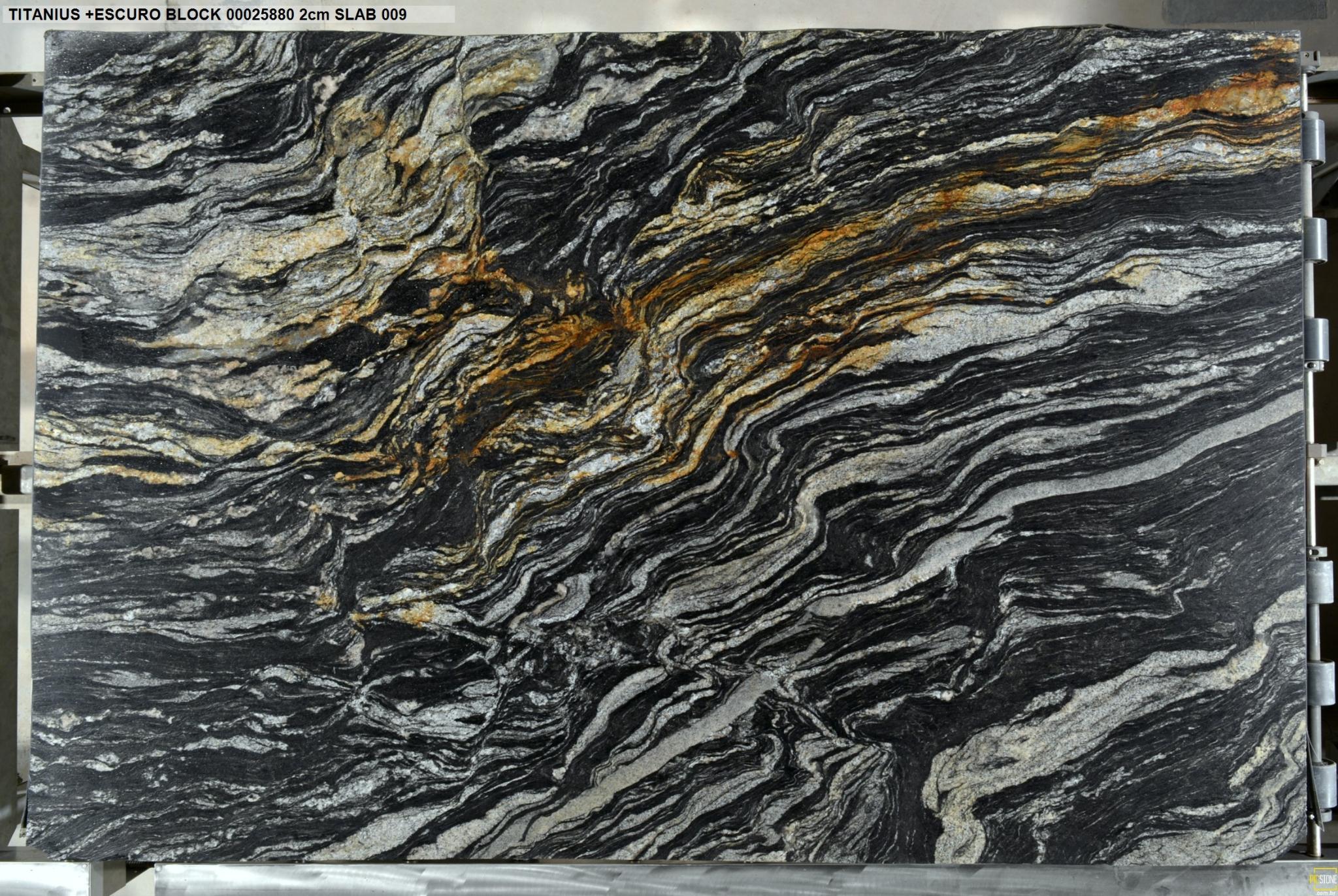 TITANIUS BLACK Polished Slab