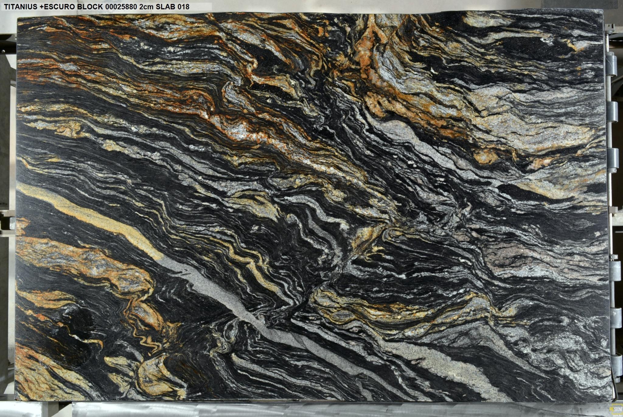 TITANIUS BLACK Polished Slab