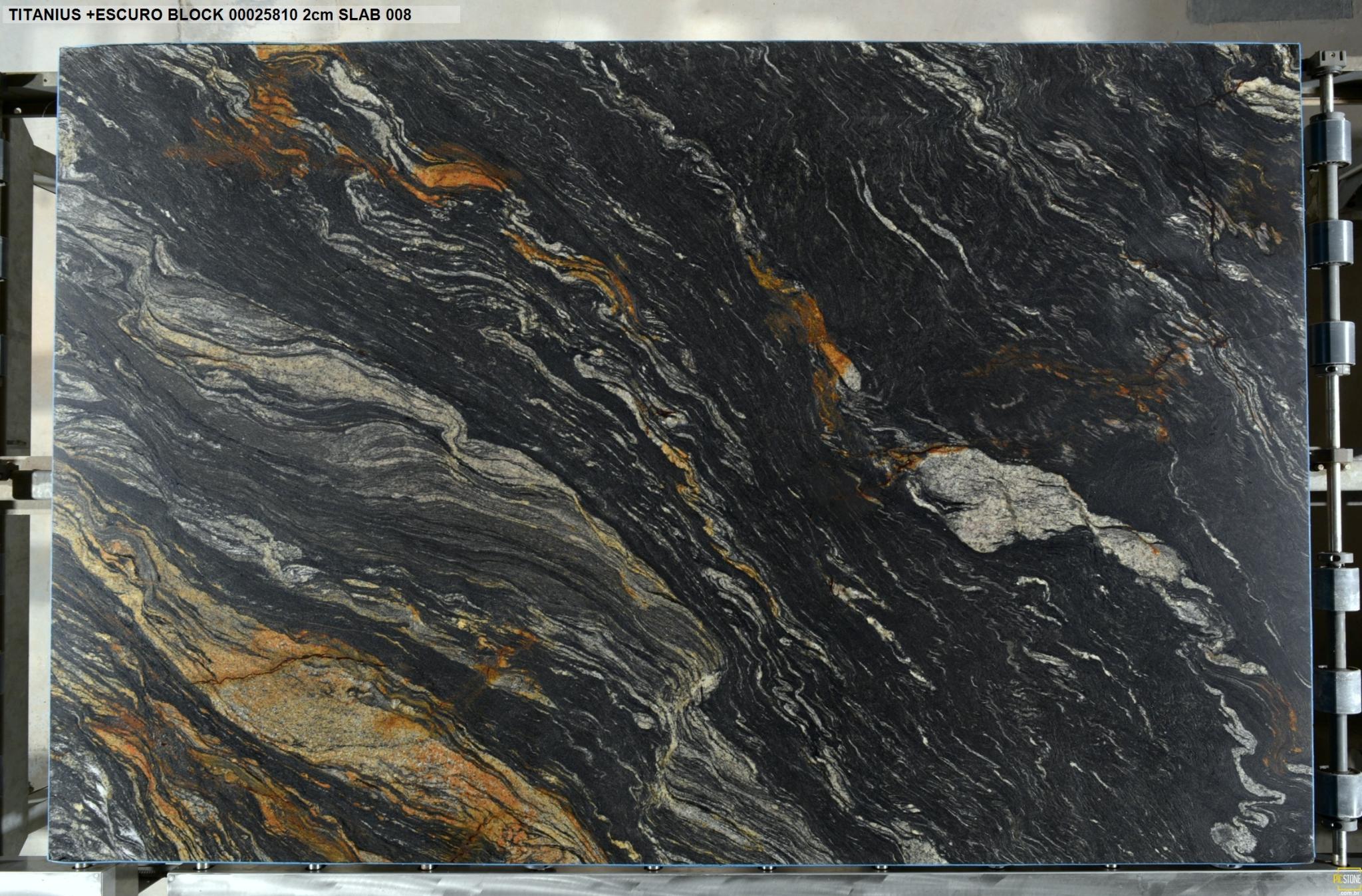 TITANIUS BLACK Polished Slab