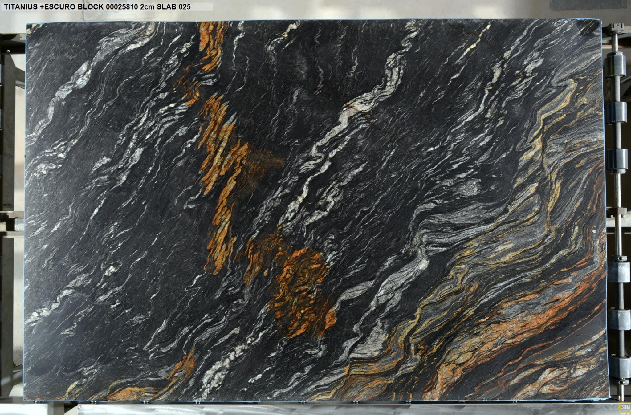 TITANIUS BLACK Polished Slab