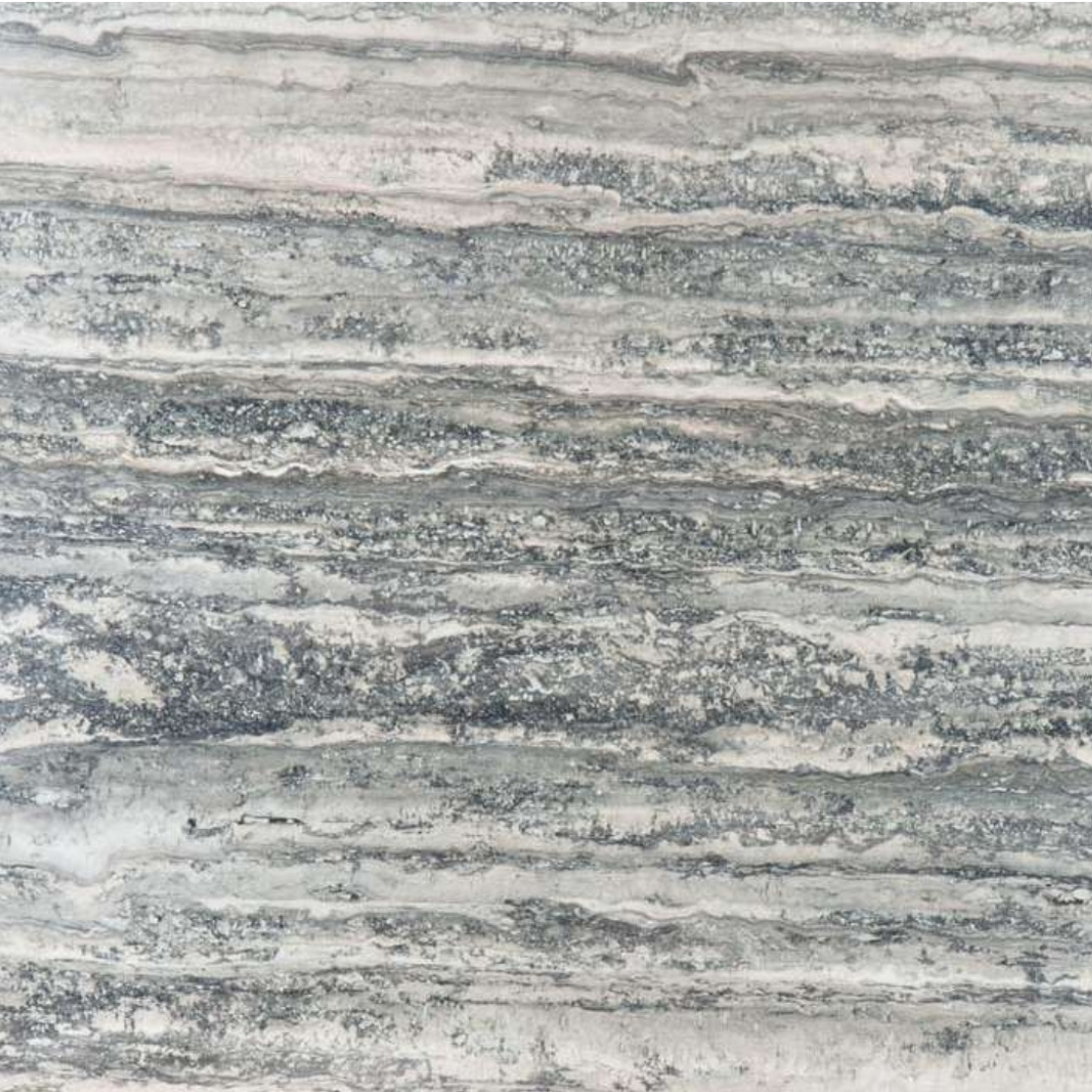 Ocean Black Travertine Slab Hawaii Stone Imports