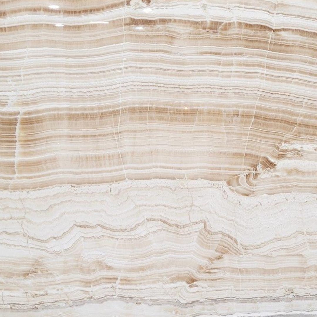 IVORY Onyx Polished Slab