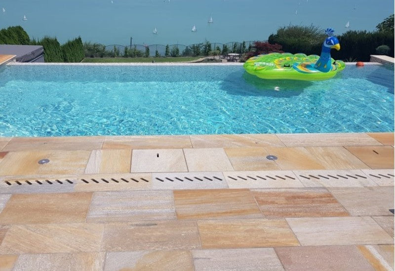 Daffodil Yellow Quartzite Tile Hawaii Stone Imports