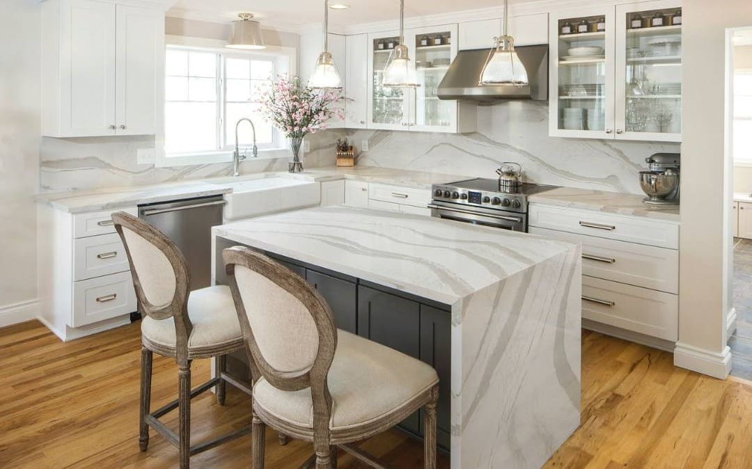 Brittanicca Warm Cambria Quartz Slab Hawaii Stone Imports
