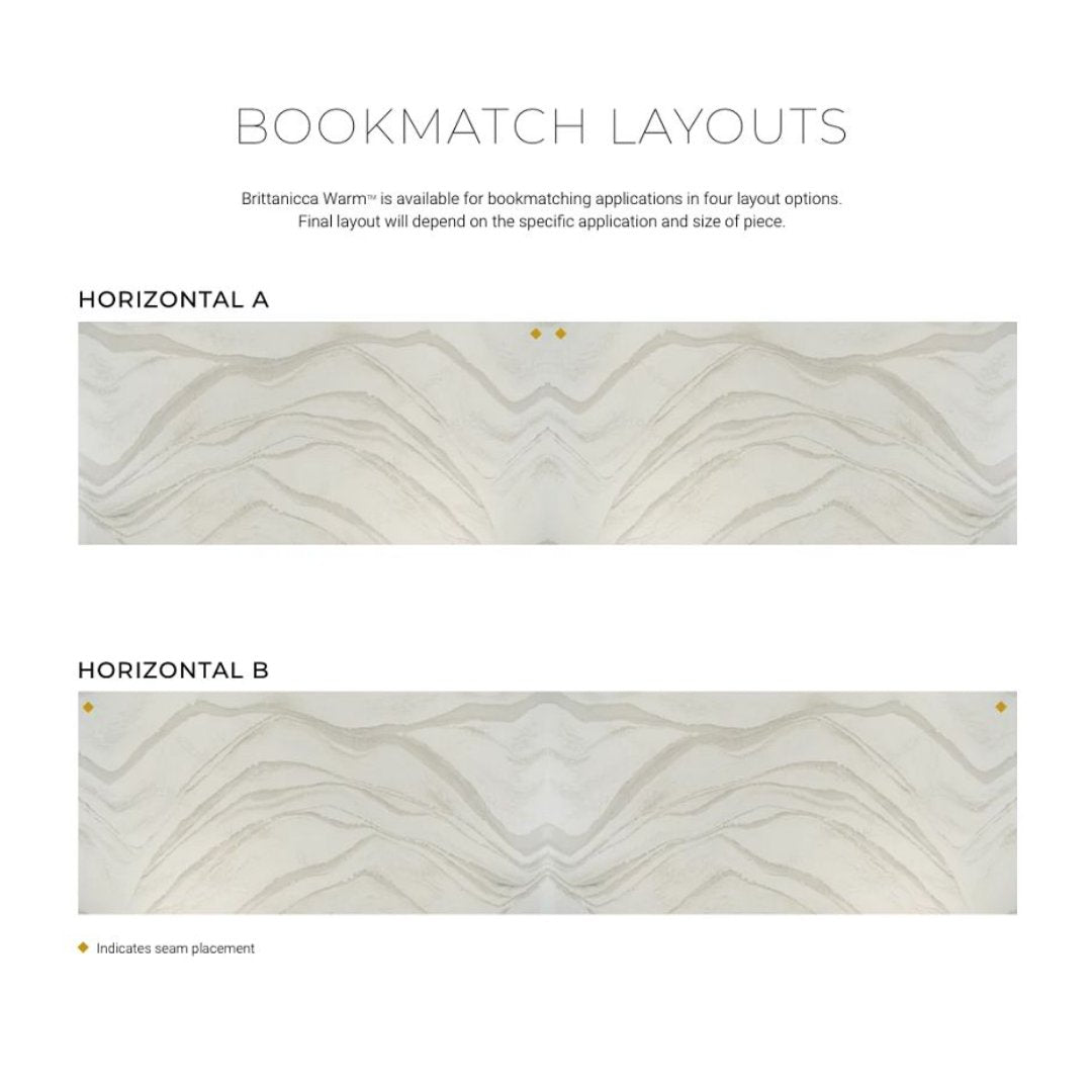 Brittanicca Warm Cambria Quartz Slab Hawaii Stone Imports