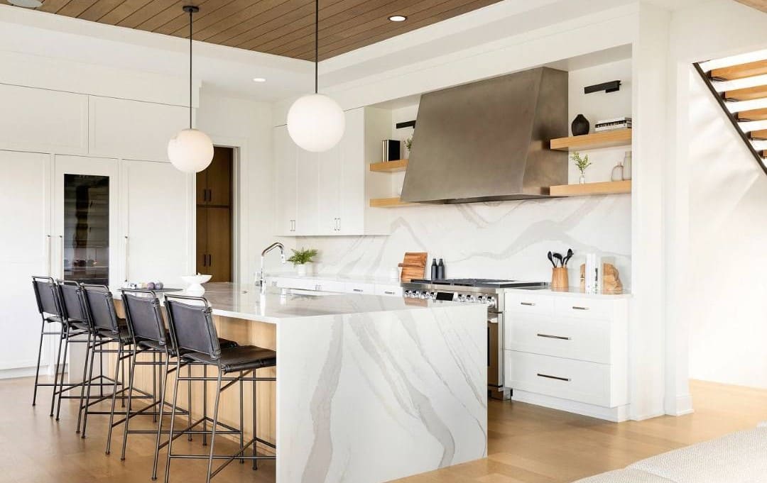 Brittanicca Warm Cambria Quartz Slab Hawaii Stone Imports
