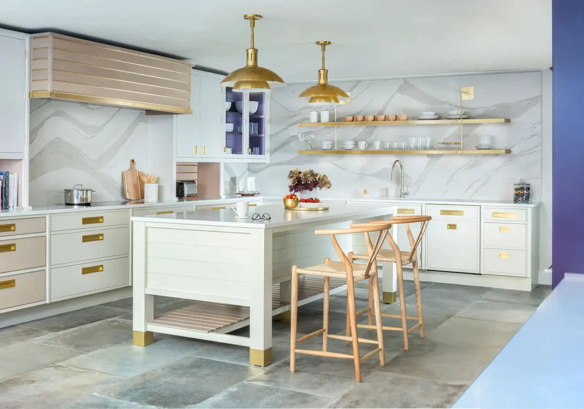 Brittanicca Warm Cambria Quartz Slab Hawaii Stone Imports