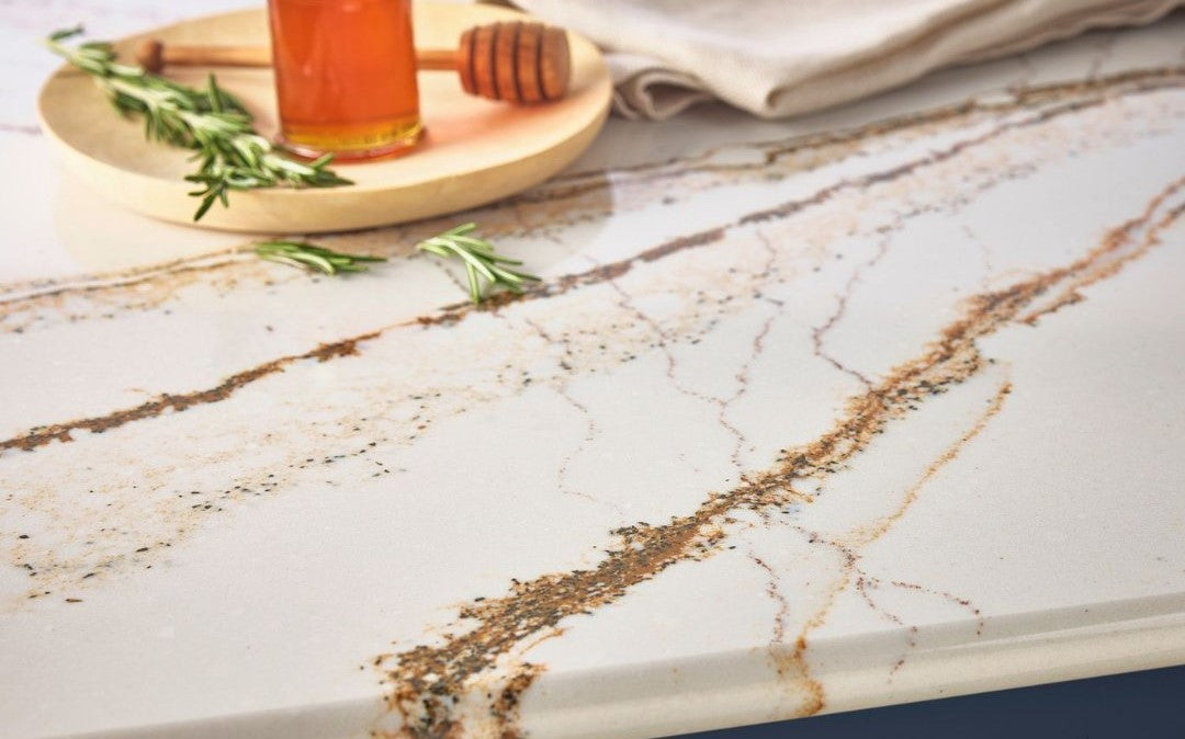 Clovelly Cambria Quartz Slab Hawaii Stone Imports