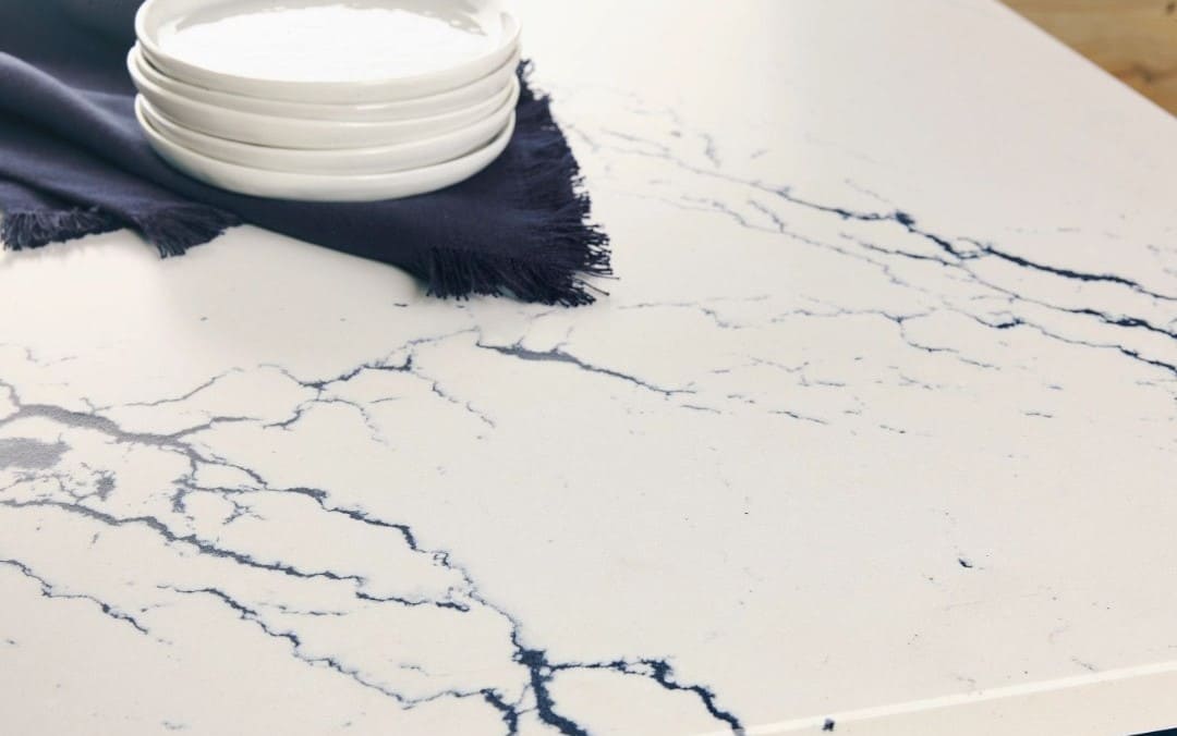 Inverness Cobalt Cambria Quartz Slab Hawaii Stone Imports