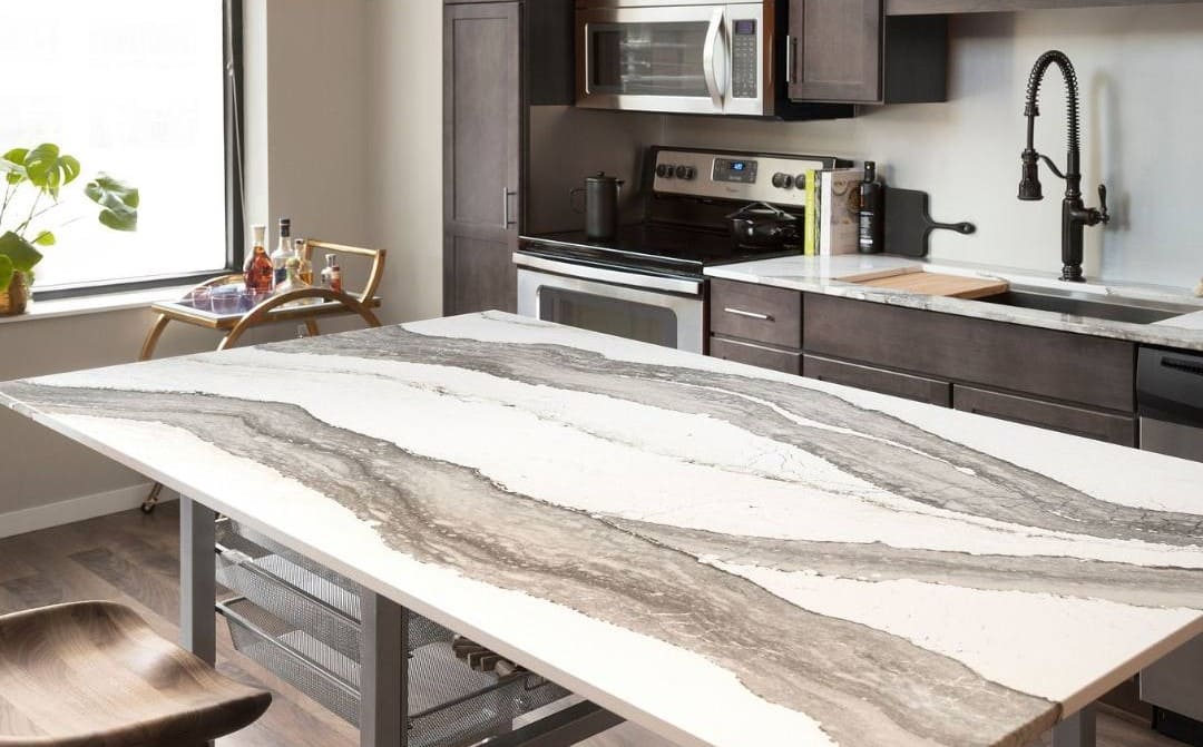 Skara Brae Cambria Quartz Slab Hawaii Stone Imports