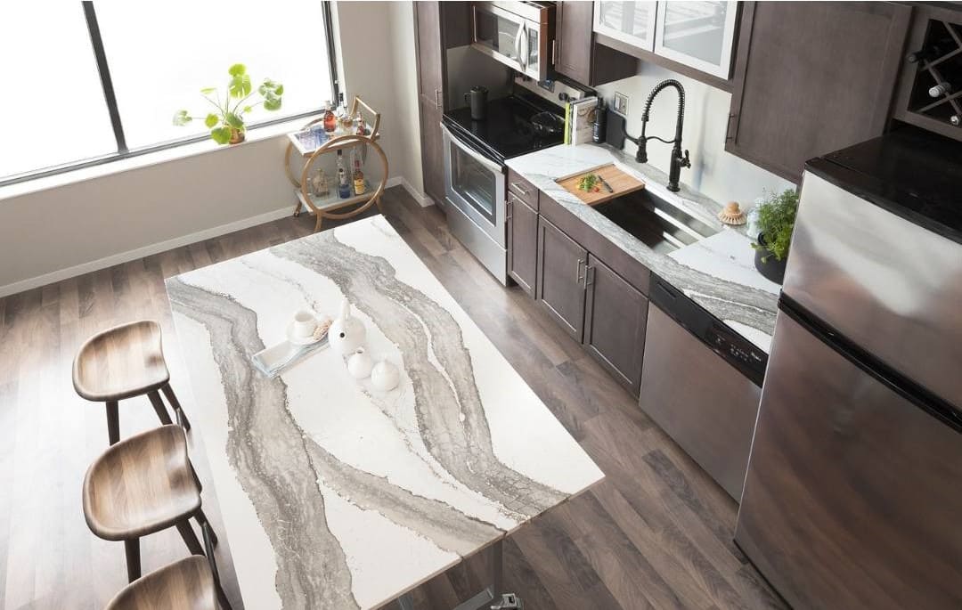 Skara Brae Cambria Quartz Slab Hawaii Stone Imports