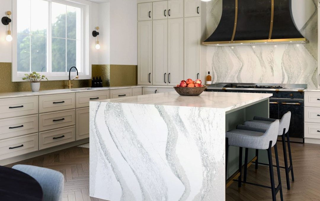 Southport Cambria Quartz Slab Hawaii Stone Imports