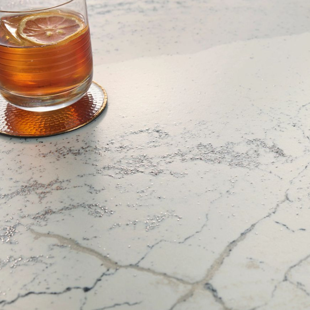 Windsor Steel Satin Ridge Cambria Quartz Slab Hawaii Stone Imports