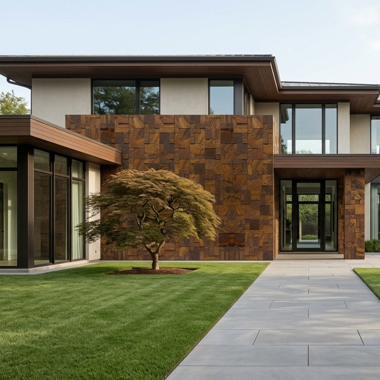 NAVARO MULTICOLOR Basalt Split-face rectangles & squares, stacked glued Ledger Wall Veneer