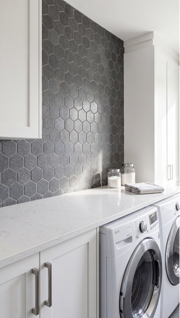 SOLID LAVA GREY Hexagon Mosaic - Vulcano