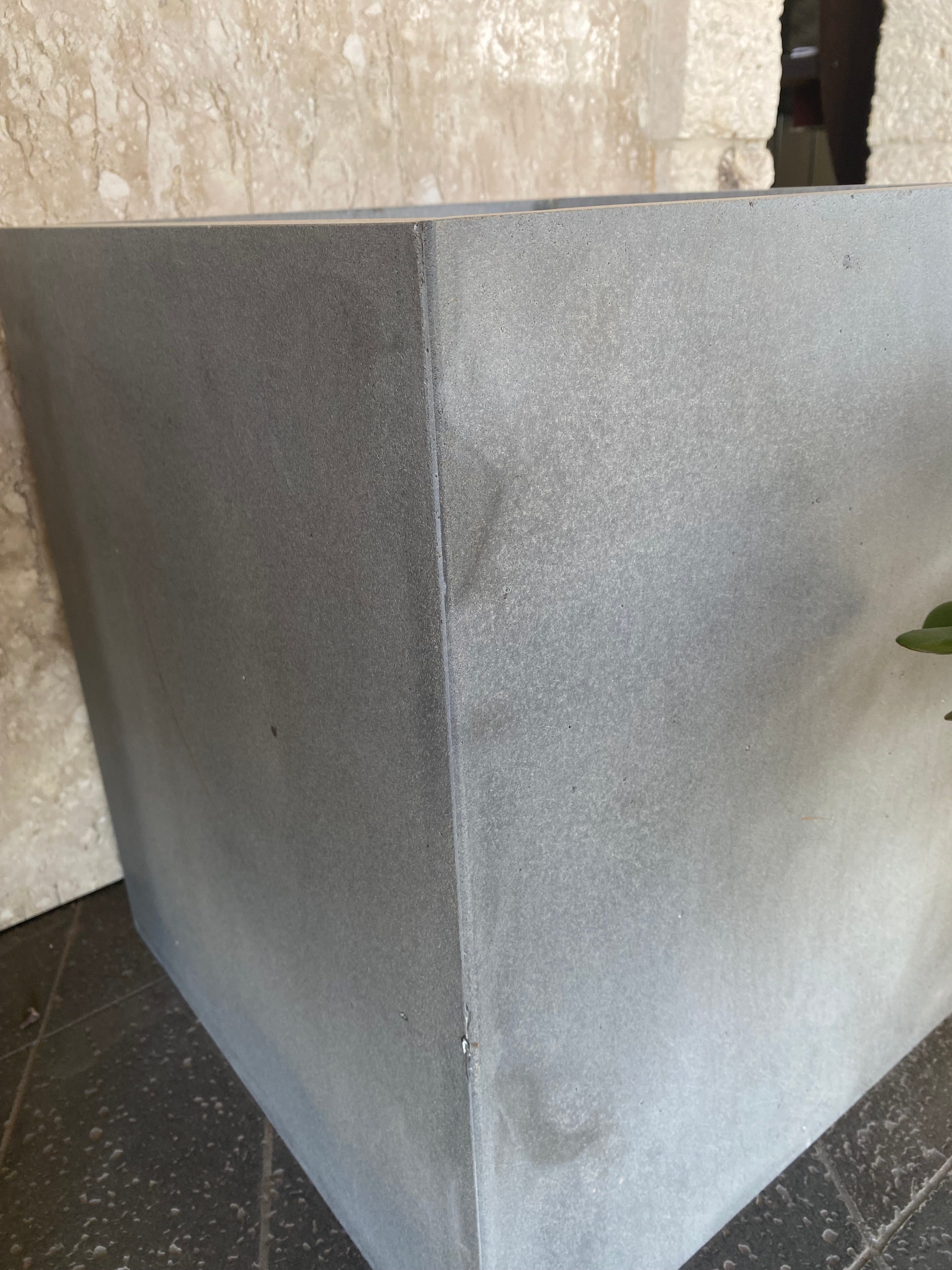 SOLID LAVA GREY Brushed Planter (LARGE)