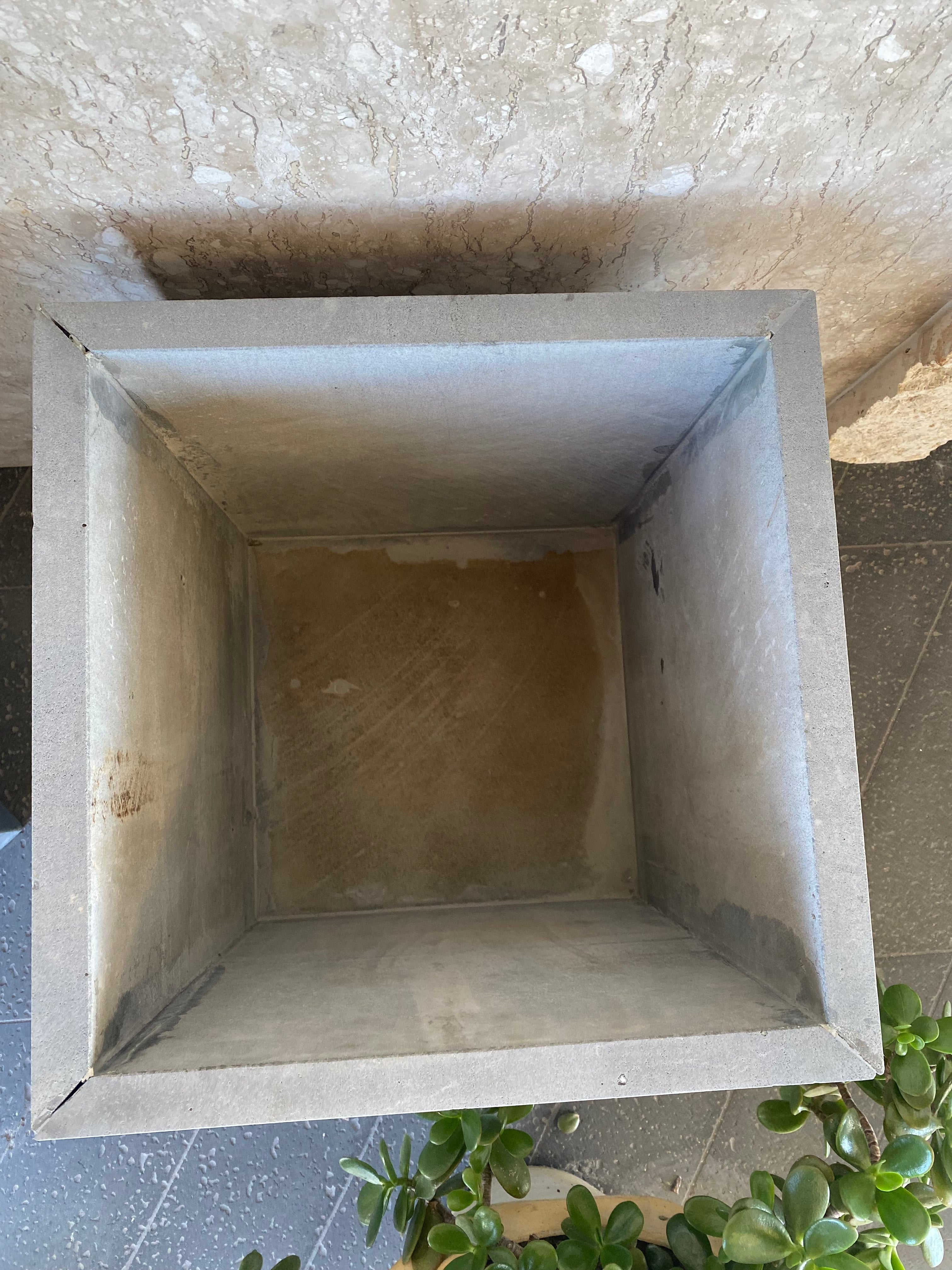 SOLID LAVA GREY Brushed Planter (LARGE)