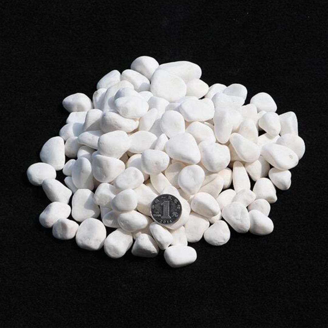 Snow Flake Marble Garden Pebbles Hawaii Stone Imports