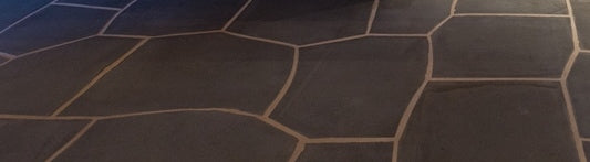 SOLID LAVA GREY Brushed Random Edge Paver Flagstone