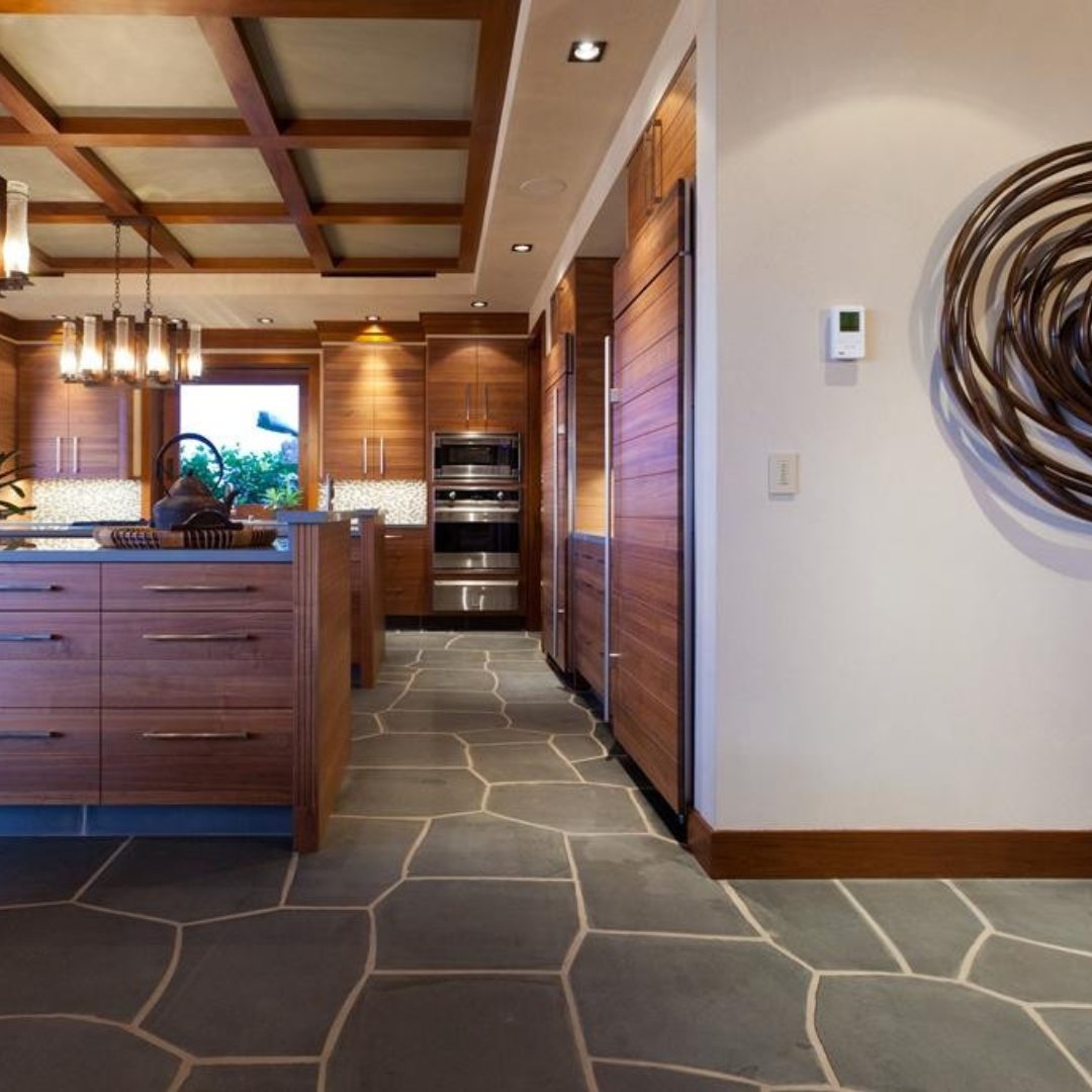 SOLID LAVA GREY Brushed Random Edge Paver Flagstone