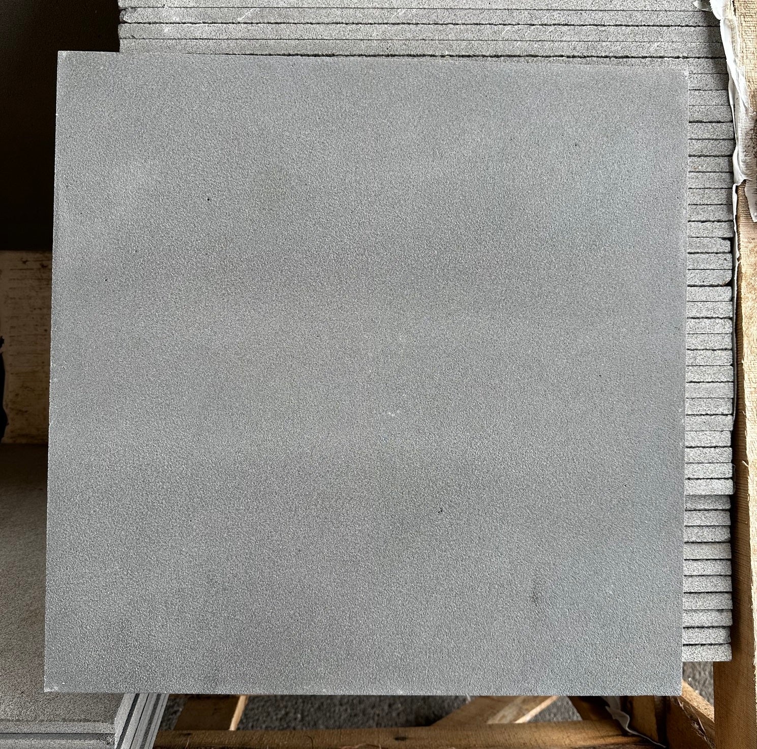 SOLID LAVA GREY Basalt Brushed Tile - Hawaii Stone