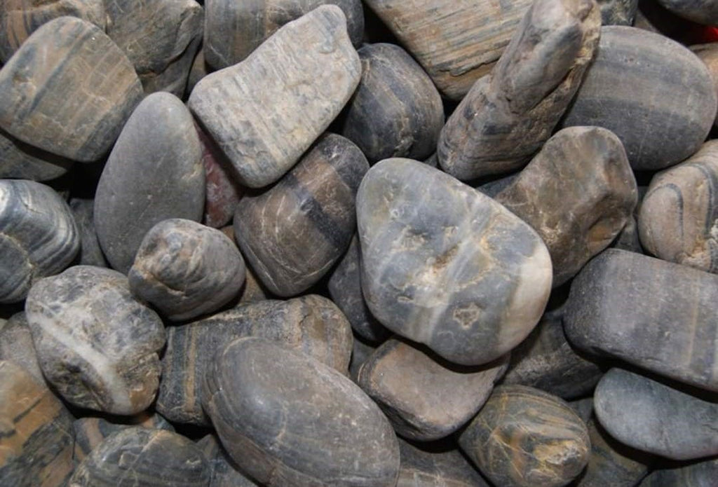 TIGER WOOD Natural Tumbled Garden Pebbles - Havai'iano