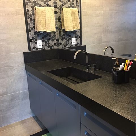INCA DARK Granite Leather Slab