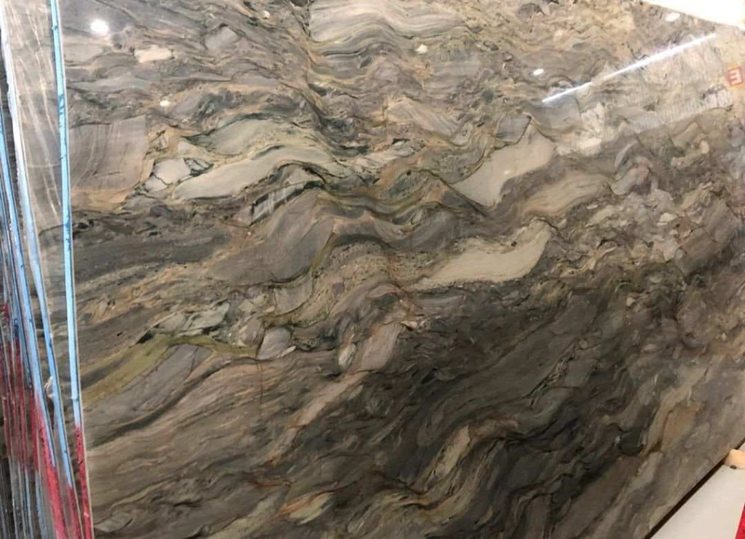 Tahiti Blue Quartzite Slab Hawaii Stone Imports